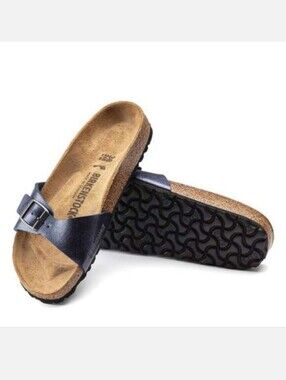 Birkenstock Purple Madrid Birko Flor Sandals Size 35 (4-4.5)